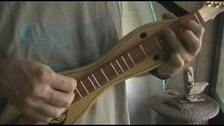 David Beede dulcimer lesson - "The Water is Wide" on an octave dulcimer