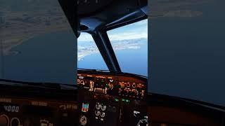 établit ils 4L Nice LFMN #flight_simulator #homecockpit #aviation #737 #msfs2020 #landing #airport