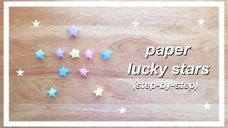 easiest PAPER STARS tutorial