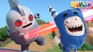 Robot Laser Showdown | Full Episodes | Oddbods | Cartoons for Kids