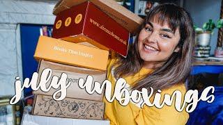 July Unboxings! Abraxas, YA & Adult Fairyloot, GSFF, Waterstones & Special Editions! // 2022