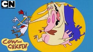 Hela avsnittet på svenska | Ko och Kyckling |  Cartoon Network Classics