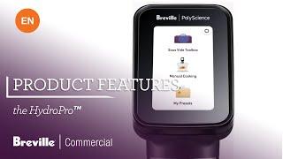 The HydroPro™ | How to use the Sous Vide Toolbox™ | Breville Commercial CA-EN