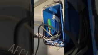 AFCI Breaker Tripping Fix #electrical #breaker #tripping #electrician