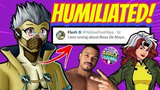 YellowFlash HUMILIATED Makes APOLOGY To X-Men '97 Beau DeMayo! Walks Back ALL ANTI-WOKE Lies!