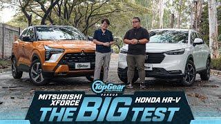 Mitsubishi XForce vs. Honda HR-V: Compact crossover Big Test | Top Gear Philippines