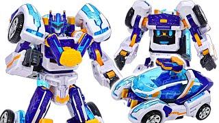 Tobot V Lightning! Transform into 3 levels with cute robots and cars! | DuDuPopTOY