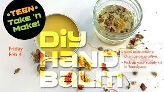 DIY Hand Balm | Spring Teen Take 'n Make