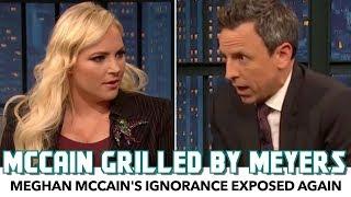 Seth Meyers Grills Meghan McCain Over Ignorant Comments