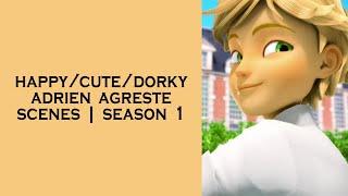 happy/cute/dorky adrien agreste scenes (s1) miraculous ladybug