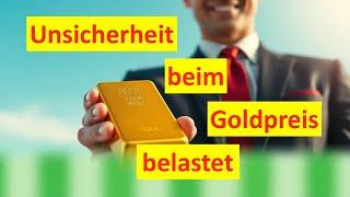 Gold in Gefahr? Unsicherheit belastet Goldpreis am Wochenende