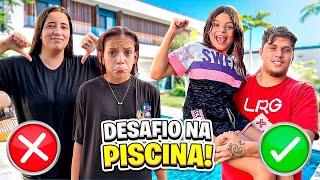 DESAFIO DA PISCINA JESSICA VS A PRIMA CHATA (JÉSSICA SOUSA E FAMÍLIA)