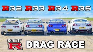 EVERY Nissan GT-R DRAG RACE!