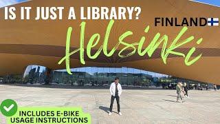 Helsinki Central library | How to use Voi escooter | Finland | tourist places in Helsinki | Part-2