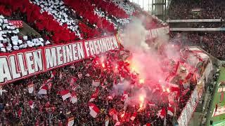 1. FC Köln - Mainz 05  09.April 2022 Erste Choreo nach Corona #effezh