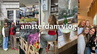 amsterdam vlog | my first week back, amsterdam girlie events, time with friends & market days 