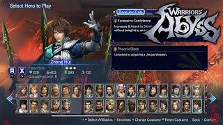 WARRIORS: Abyss - All Characters & Costumes + DLC (Jin Characters & Dynasty Classic Set) *Updated*