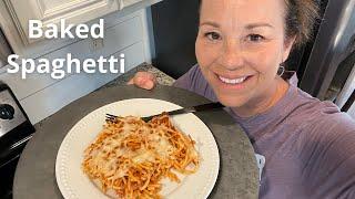 How to make an easy Father's Day meal | Miss Annie makes Baked Spaghetti | Simple recipes for dinner