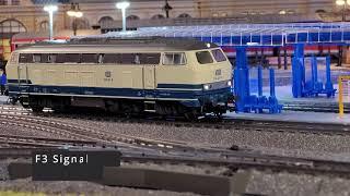 Vorstellung Märklin Artikel 39215 BR 218 Neuheit 2024 Epoche IV Ozeanblau beige