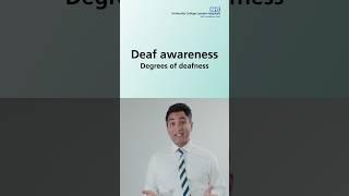 Deaf awareness | Degrees of deafness | #hearingloss