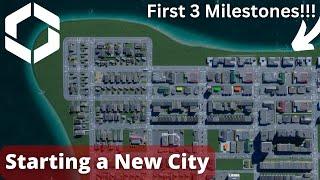 Starting a New City – First Milestones – Cities Skylines 2 – Waterway Pass Map – Let's Play – 1