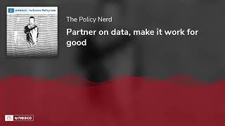 Partner on data, make it work for good