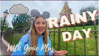 RAINY Day At Disneyland