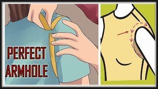 Perfect Armhole Drafting For All Sizes (Small, Medium, Large & Extra Large) | Easy Method | DIY