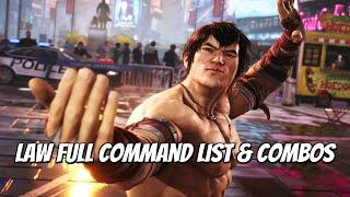 TEKKEN 8 Marshal Law Full Move List & Combos PS5