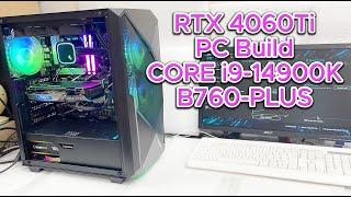 RTX 4060Ti PC Build i9-14900K | ASUS PRIME B760-PLUS | PC assembly i9 14Th Gen tutorial 2024 !!!