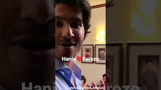 Hania Amir Making Fun with Feroze KhanBTS of Ishqiya#shorts #haniaamir #ferozekhan