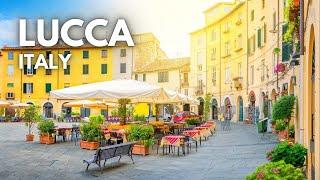 Lucca, Italy  Tuscany's Most Charming City. Relaxing Walking Tour in 4K【2024】