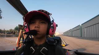 8 year old future pilot takes to the skies for her 8th birthday.