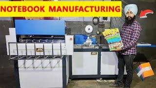 कागज डालो नोटबुक बनकर निकलेगा | Fully automatic notebook making machine | Notebook machine Price.