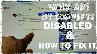 Youtube Disabled My Comments | How To Fix Diables Comments On My Youtube Channel