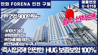 한화포레나 인천구월 60세대 선착순 임대분양 시작!!!!