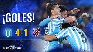 GOLES | RACING vs. ATHLETICO PR | CUARTOS DE FINAL | CONMEBOL SUDAMERICANA 2024