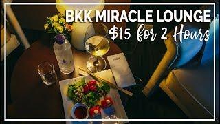 $15 Bangkok Airport Lounge | Miracle Lounge International Departures