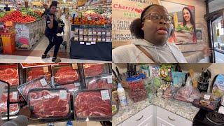 VLOG| SHOP WITH TIONA JAI AT CHERRY VALLEY MEAT MARKET FOR MEATS ON A BUDGET + GROCERY HAUL