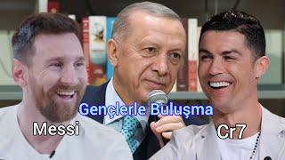 Messi Ronaldo Tayyip Erdoğan Genç Buluşması'nda, Tayyip Erdoğan Ronaldo Messi İle Buluştu