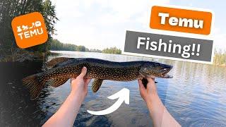 Catching BIG AGGRESSIVE Pike with TEMU Fishing Lures!! (Northern Ontario Fishing) Part 2