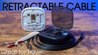 Retractable USB-C Cable - Great for International Travel