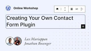 Creating Your Own Contact Form Plugin