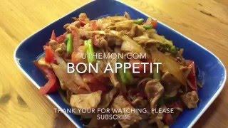 Cooking Vlog Ep 3: Making Thai Food - How to make Pork stir fried with lemongrass No. 41