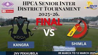 KANGRA VS SHIMLA ( FINAL) AT PEKHUBELA DATE 09-03-2025 TO 12-03-2025 (DAY-4)