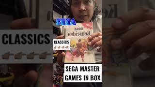 Sega Master System Games in The Box! #sega #segamastersystem #rocky #afterburner #rockybalboa #retro