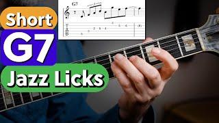 Short Jazz Licks for Your Solos
