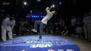 Victor vs HK Marcus [top 16 bboy] // FREESTYLE SESSION USA 1v1 - 2021 // stance