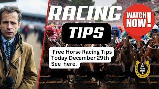 Free Horse Racing Tips Today Sunday 29th  December Racing Today top picks #horseracing