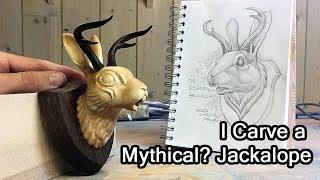 Carving A Mythical Jackalope, Or Is It Mythical?